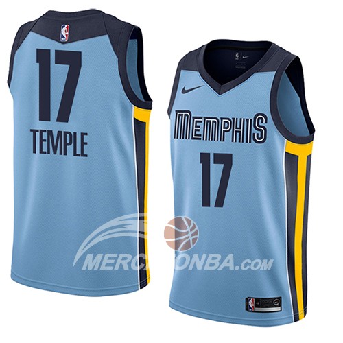 Maglia NBA Memphis Grizzlies Garrett Temple Statement 2018 Blu